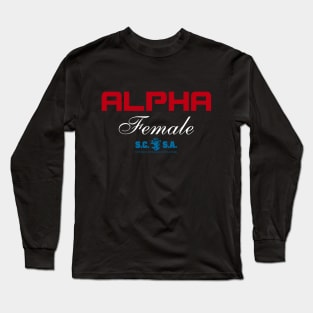 Alpha Female The Red, The white, and The Blue Long Sleeve T-Shirt